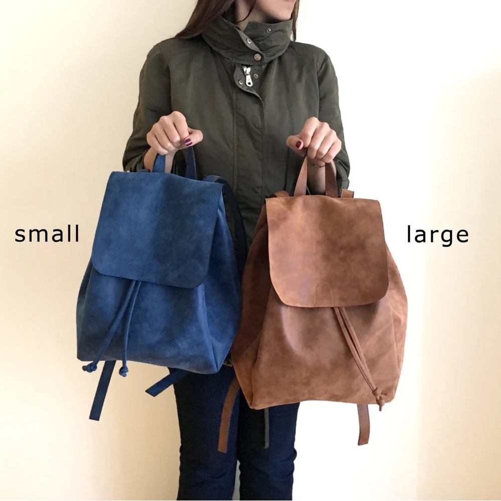 BRAND NEW NEVER USED RedMaus Hand Crafted Vegan Bags Dark Brown Leather